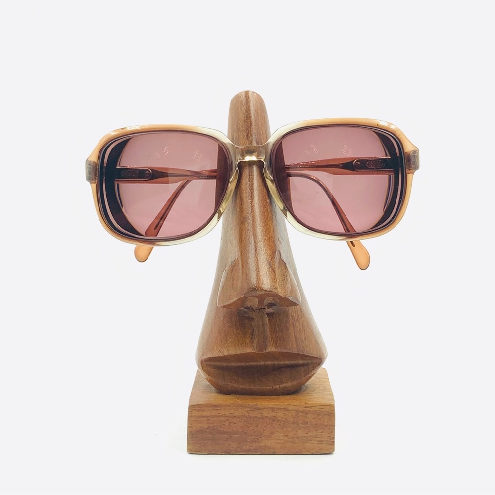 Vintage Safilo Elasta Brown Oval Sunglasses Frames